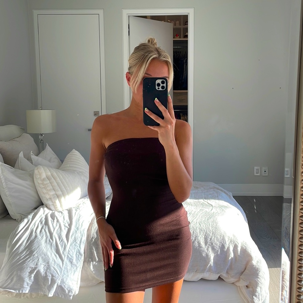 Little brown dress